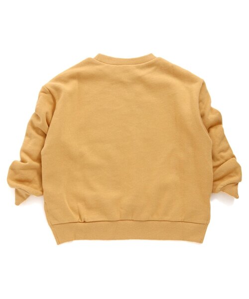 BREEZE（ブリーズ）の「【WEB限定】 シャーリング配色トレーナー（スウェット・キッズ・サーモンピンク/イエロー/アイボリー・100/120/140/90/110/80/130）」の9枚目の写真