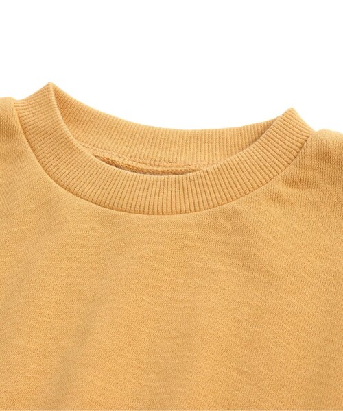 BREEZE（ブリーズ）の「【WEB限定】 シャーリング配色トレーナー（スウェット・キッズ・サーモンピンク/イエロー/アイボリー・100/120/140/90/110/80/130）」の10枚目の写真