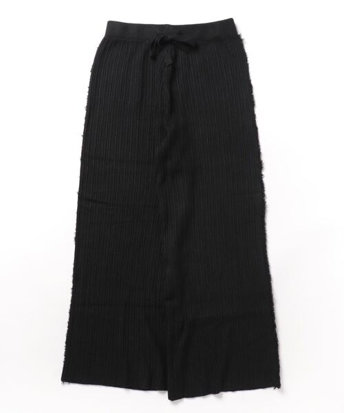 Jayro（ジャイロ）の「サイドフリンジニットセミワイドパンツ（その他パンツ・レディース・ベージュ/ダークブラウン/キナリ/ブラック・FREE）」の8枚目の写真