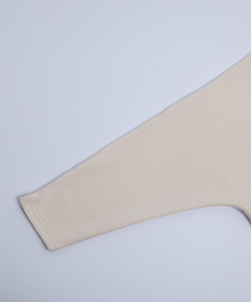 La-gemme（ラジェム）の「異素材ロングワンピース（ワンピース・レディース・ベージュ/ブラック/グレー・フリー）」の5枚目の写真