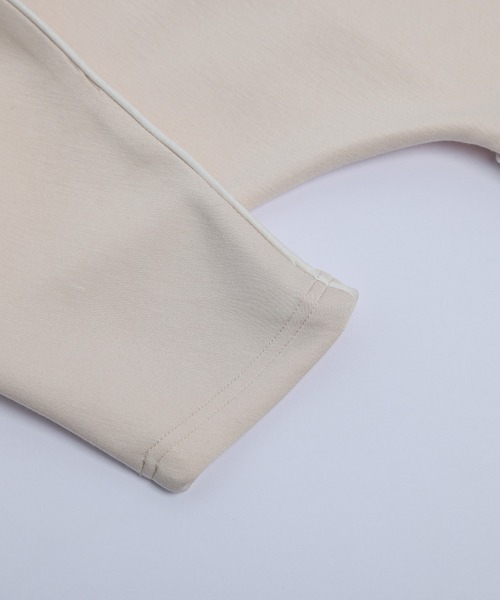 La-gemme（ラジェム）の「異素材ロングワンピース（ワンピース・レディース・ベージュ/ブラック/グレー・フリー）」の6枚目の写真