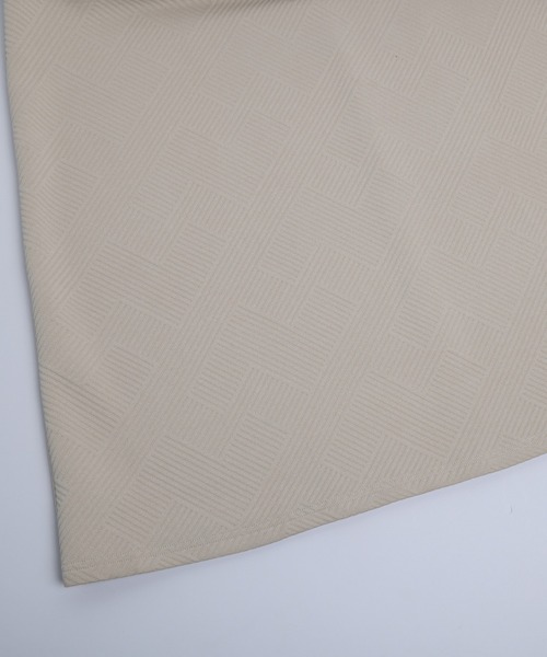 La-gemme（ラジェム）の「異素材ロングワンピース（ワンピース・レディース・ベージュ/ブラック/グレー・フリー）」の8枚目の写真