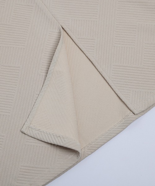 La-gemme（ラジェム）の「異素材ロングワンピース（ワンピース・レディース・ベージュ/ブラック/グレー・フリー）」の14枚目の写真