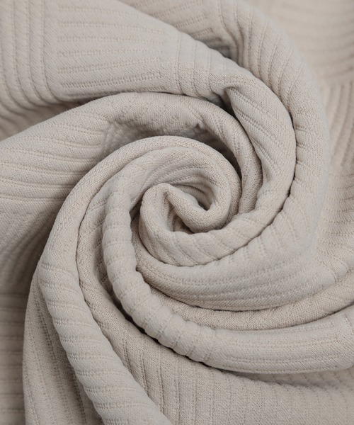 La-gemme（ラジェム）の「異素材ロングワンピース（ワンピース・レディース・ベージュ/ブラック/グレー・フリー）」の16枚目の写真