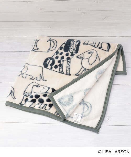 あったか】LISA LARSON リサ・ラーソン ブランケット（ブランケット