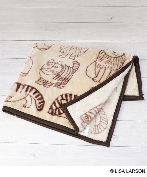 セール】【あったか】LISA LARSON リサ・ラーソン ブランケット