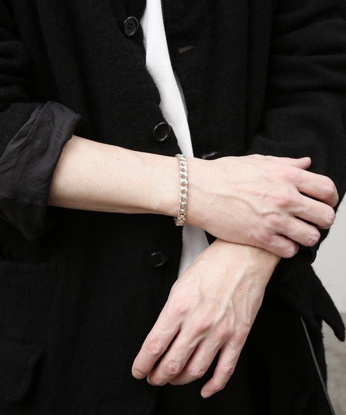 20/80(テゥエンティーエイティー)の「【20/80】トゥエンティーエイティー/ STERLING SILVER KIHEI CHAIN BANGLE 8mm WIDTH(バングル/リストバンド・レディース・シルバー・1/2)」の4枚目の写真