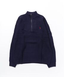 【U.S. POLO ASSN.】ハーフジップニット PLM33401