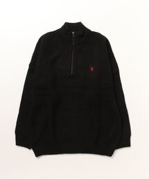 【U.S. POLO ASSN.】ハーフジップニット PLM33401
