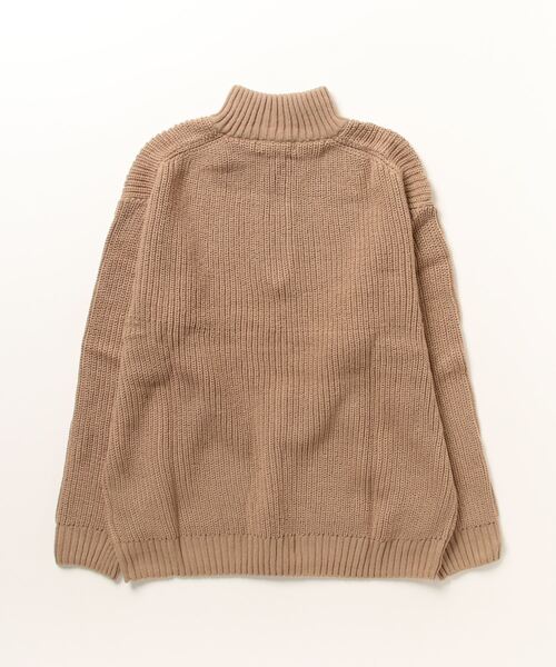 U.S. POLO ASSN.（ユーエスポロアッスン）の「【U.S. POLO ASSN.】ハーフジップニット PLM33401（ニット/セーター・メンズ・ネイビー/ブラック/ベージュ/アイボリー/グリーン・LL/M/L）」の6枚目の写真
