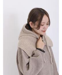 Samansa Mos2 | モヘア調バラクラバ(ストール/ショール)