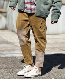 CAMBIO(JrI)mp11716-Patch Work Corduroy Stretch Soft Sarrouel Tapered Pants e[p[hpc(̑pc)