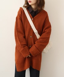 atONE ボリュームスリーブ前開きカーディガン
