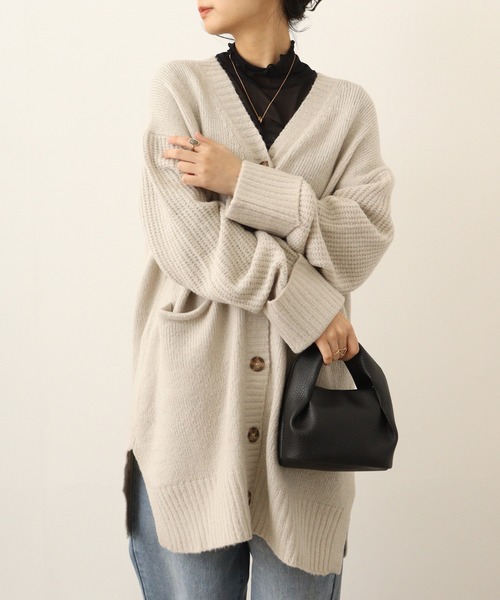 【セール】atONE ボリュームスリーブ前開きカーディガン（カーディガン/ボレロ）｜atONE（アットワン）