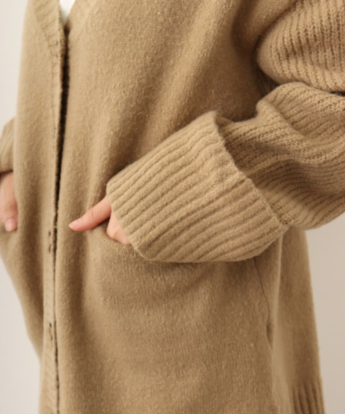 【セール】atONE ボリュームスリーブ前開きカーディガン（カーディガン/ボレロ）｜atONE（アットワン）