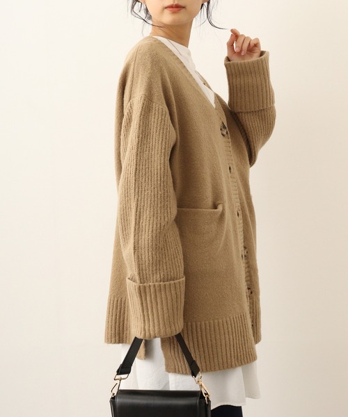 【セール】atONE ボリュームスリーブ前開きカーディガン（カーディガン/ボレロ）｜atONE（アットワン）