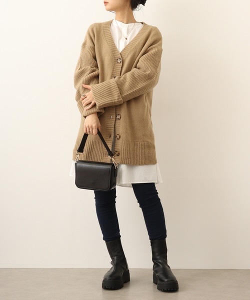 【セール】atONE ボリュームスリーブ前開きカーディガン（カーディガン/ボレロ）｜atONE（アットワン）