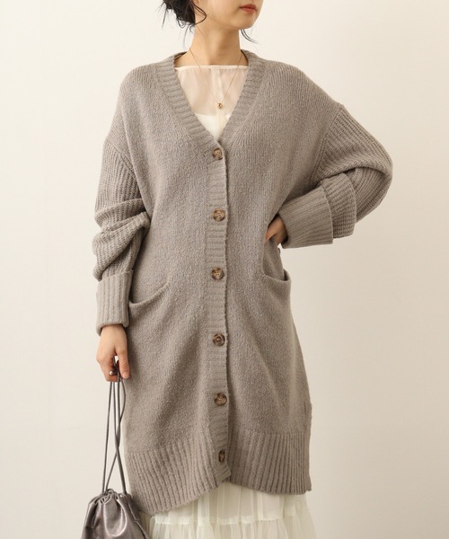 【セール】atONE ボリュームスリーブ前開きカーディガン（カーディガン/ボレロ）｜atONE（アットワン）