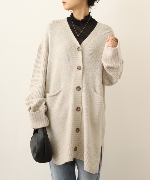 【セール】atONE ボリュームスリーブ前開きカーディガン（カーディガン/ボレロ）｜atONE（アットワン）