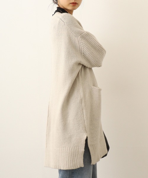 【セール】atONE ボリュームスリーブ前開きカーディガン（カーディガン/ボレロ）｜atONE（アットワン）