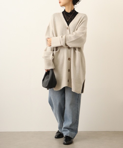 【セール】atONE ボリュームスリーブ前開きカーディガン（カーディガン/ボレロ）｜atONE（アットワン）
