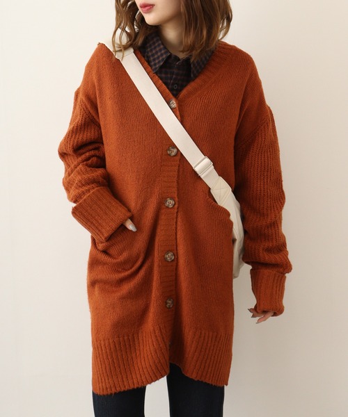 【セール】atONE ボリュームスリーブ前開きカーディガン（カーディガン/ボレロ）｜atONE（アットワン）