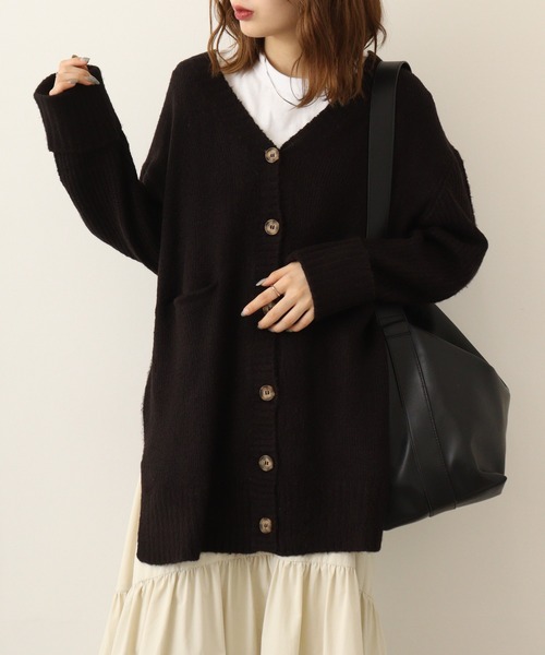 【セール】atONE ボリュームスリーブ前開きカーディガン（カーディガン/ボレロ）｜atONE（アットワン）