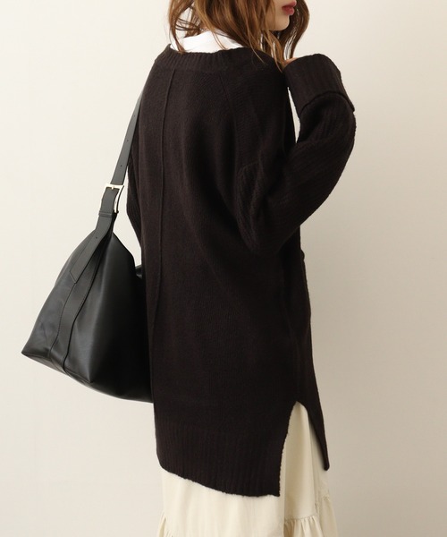 【セール】atONE ボリュームスリーブ前開きカーディガン（カーディガン/ボレロ）｜atONE（アットワン）