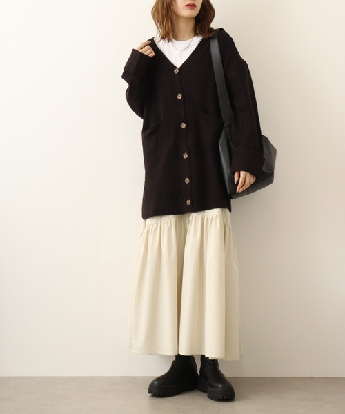 【セール】atONE ボリュームスリーブ前開きカーディガン（カーディガン/ボレロ）｜atONE（アットワン）