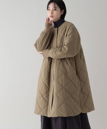 studio CLIP | 《natural by clip》マフラー付きキルトコート(モッズコート)