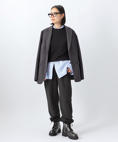 エーピーストゥディオ AP STUDIO New sweat like Knit ニット セーター 長袖 F 緑 グリーン /AT ■OS レディース New sweat like knit（ニット/セーター）｜AP STUDIO（エーピー