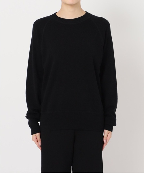 AP STUDIO New sweat like knitブラックニットセーター New sweat like knit（ニット/セーター）｜AP STUDIO（エーピー