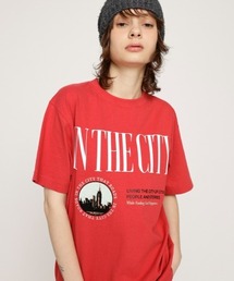 SLY | 【2024SS新作】IN THE CITY LOOSE T/SH インザシティ ルーズ Tシャツ 刺繍(Tシャツ/カットソー)