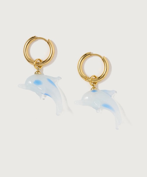 NINFA handmade(ニンファハンドメイド)の「Delfina(ピアス(両耳用)・レディース・ピンク/ブルー・ONE SIZE)」の6枚目の写真