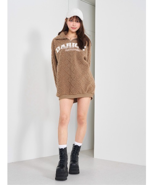 ハーフジップボアトップス（その他トップス）｜Darich（ダーリッチ）の