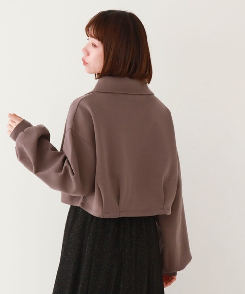 archives（アルシーヴ）の「ハーフスナップダンボールプルオーバー（スウェット・レディース・グリーン/オフホワイト/ブラック/チャコールグレー・MEDIUM）」の19枚目の写真