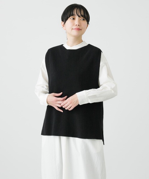 かぐれ（カグレ）の「コットンニットベスト（ベスト）」 - WEAR