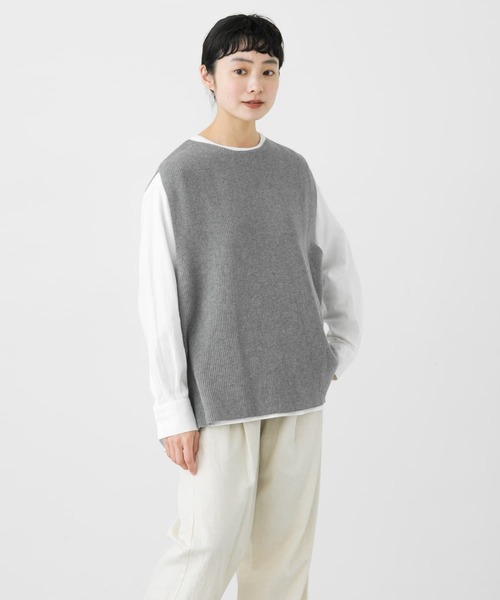 かぐれ（カグレ）の「コットンニットベスト（ベスト）」 - WEAR