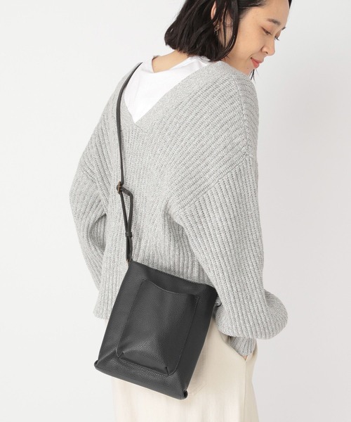 studio CLIP（スタディオクリップ）の「らくらくワンマイルショルダー（ショルダーバッグ・レディース・ブラック/ブルー/アイボリー/カーキ・FREE）」の5枚目の写真