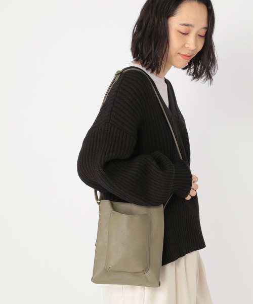 studio CLIP（スタディオクリップ）の「らくらくワンマイルショルダー（ショルダーバッグ・レディース・ブラック/ブルー/アイボリー/カーキ・FREE）」の7枚目の写真