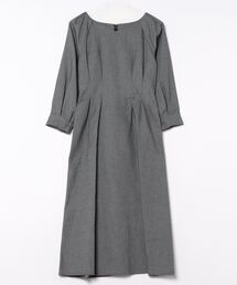 12Twelve Agenda | ニュアンスデニム袖ボリュームフレアワンピース(ワンピース)