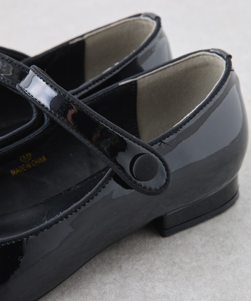 PUAL CE CIN（ピュアルセシン）の「エナメルストラップシューズ（パンプス・レディース・ブラック・M/L）」の6枚目の写真