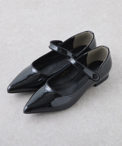 PUAL CE CIN（ピュアルセシン）の「エナメルストラップシューズ（パンプス・レディース・ブラック・M/L）」の11枚目の写真