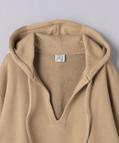 BASERANGE（ベースレンジ）の「＜BASERANGE＞ORDU フーデッド スウェット（スウェット・レディース・ベージュ・S）」の3枚目の写真