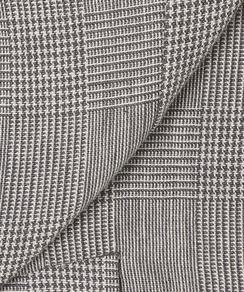 journal standard L'essage(ジャーナルスタンダードレサージュ)の「リネンオックス/チェックジャケット(テーラードジャケット・レディース・グレー/ベージュ・FREE)」の12枚目の写真