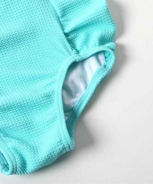 apres les cours（アプレレクール）の「フラワーパフスリーブワンピース風セパレート水着（水着・キッズ・ピンク/イエロー・80/90/100/110/120/130/140）」の10枚目の写真