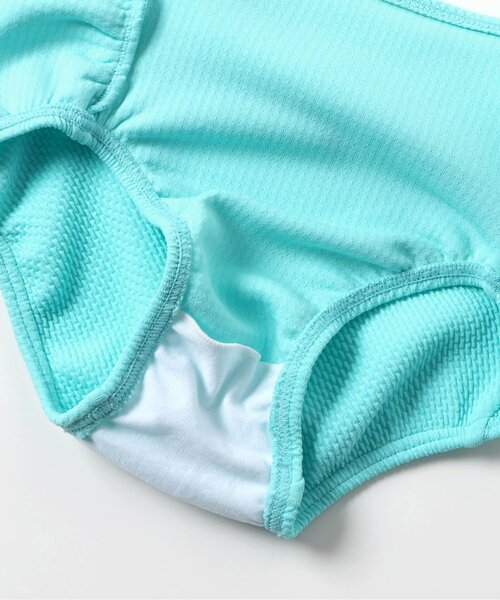 apres les cours（アプレレクール）の「フラワーパフスリーブワンピース風セパレート水着（水着・キッズ・ピンク/イエロー・80/90/100/110/120/130/140）」の13枚目の写真