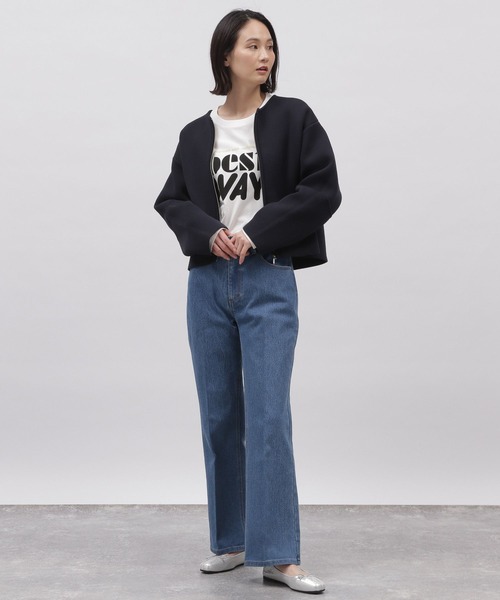 LAKOLE（ラコレ）の「グラフィックプリント長袖T / 108647（Tシャツ/カットソー・レディース・ネイビー/チャコール/オフホワイト・MEDIUM/SMALL）」の16枚目の写真