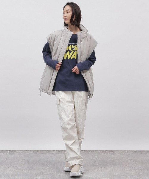 LAKOLE（ラコレ）の「グラフィックプリント長袖T / 108647（Tシャツ/カットソー・レディース・ネイビー/チャコール/オフホワイト・MEDIUM/SMALL）」の10枚目の写真