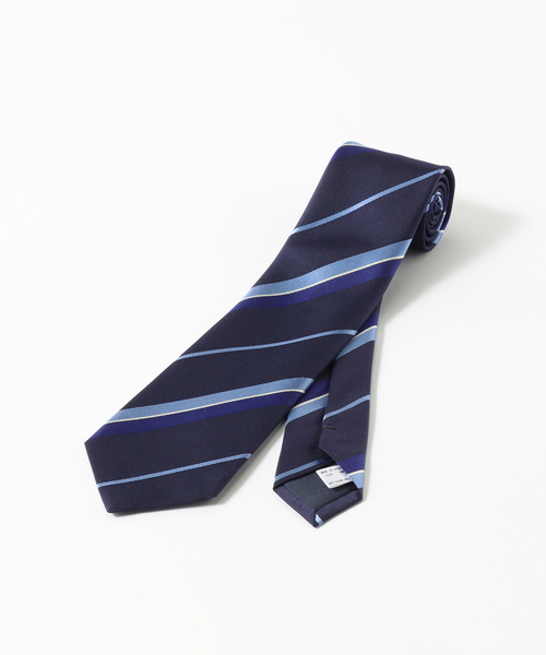 EDIFICE（エディフィス）の「AX レジメンタルタイ（ネクタイ・メンズ・ダークブルー/ブルー・FREE）」の7枚目の写真